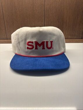 NWOT SMU Mustangs Concho corduroy hat